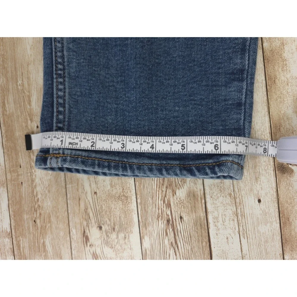 Banana Republic Travel Jean Athletic Fit Medium Wash Denim Jeans Mens 36x30